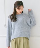 【フェルゥ/Feroux】のハート柄ニット プルオーバー ライトグレー系|ID: prp329100004714267 ipo3291000000034058485