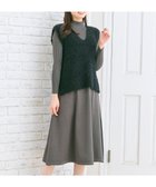 【フェルゥ/Feroux】の【先行予約・洗える】ジレ付きニット ワンピース グレー系|ID: prp329100004714274 ipo3291000000034058563