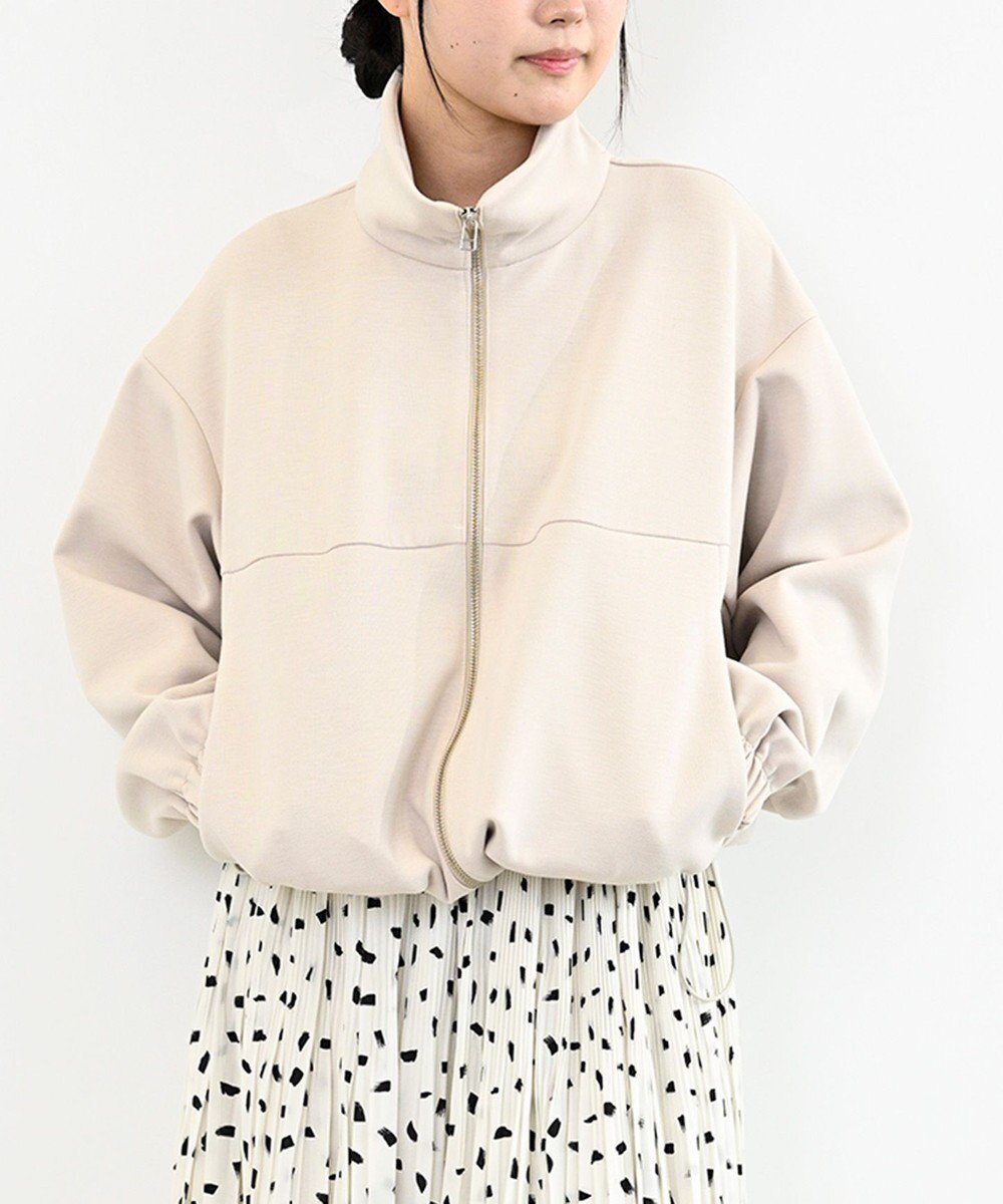 【フォルフォルモ/FORFORMO】の【洗える】Stand Collar Jersey Blouson スタンドカラージャージーブルゾン 人気、トレンドファッション・服の通販 founy(ファニー) 　ファッション　Fashion　レディースファッション　Fashion for Women　アウター　Coat / Outerwear Collection　レディースジャケット・軽アウター　Jackets　ブルゾンジャケット・スポーティアウター　Blouson Jackets　洗える　Machine Washable　ジャケット　Jacket, Outerwear　ドレス　Dress, One-Piece　フォルム　Silhouette, Form　ブルゾン　Blouson, Bomber Jacket　プリント　Print, Printed Pattern　羽織　Haori, Light Jacket　A/W・秋冬　Autumn/Winter　S/S・春夏　SS, Spring/Summer, Warm Season　新作・新入荷　New Arrivals / New In　おすすめ　Recommended / Our Picks　夏　Summer　 other-1|ID: prp329100004714279 ipo3291000000034070666