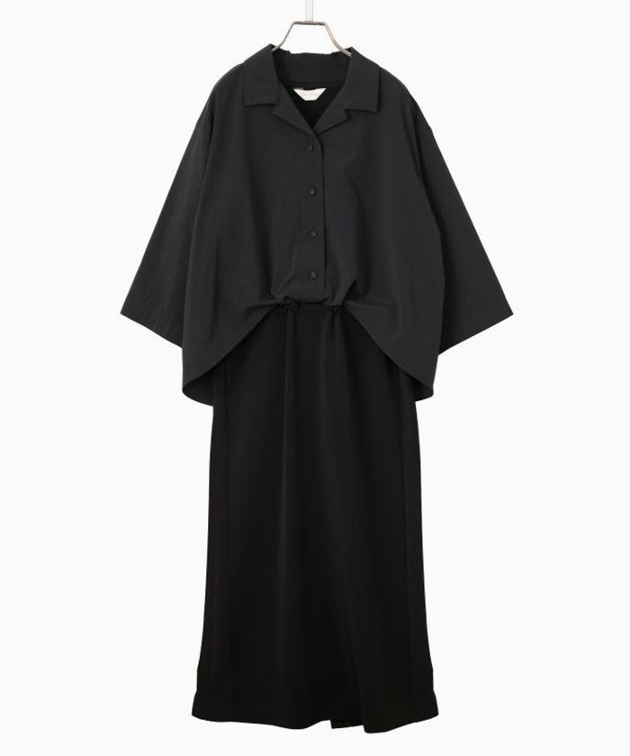 【フォルフォルモ/FORFORMO】の【洗える/UVカット】Layered Shirt One-piece レイヤードシャツワンピース インテリア・キッズ・メンズ・レディースファッション・服の通販 founy(ファニー) https://founy.com/ ファッション Fashion レディースファッション Fashion for Women ワンピース Dresses シャツワンピース / 1枚で着映えコーデ Shirt Dresses 洗える Machine Washable ストレッチ Stretch, Stretchy Fabric バランス Balance, Style Balance フォルム Silhouette, Form ロールアップ Roll-Up, Cuffed Hem A/W・秋冬 Autumn/Winter S/S・春夏 SS, Spring/Summer, Warm Season 夏 Summer |ID: prp329100004714294 ipo3291000000034058689