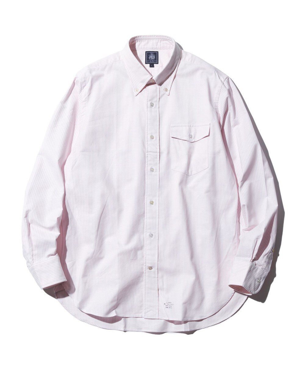 【ジェイ プレス/J.PRESS / MEN】の【定番 / 不変の品格】アービング キャンディーストライプ シャツ / ボタンダウン インテリア・キッズ・メンズ・レディースファッション・服の通販 founy(ファニー) 　ファッション　Fashion　メンズファッション　Fashion for Men　トップス・カットソー　Cut & Sew Tops　メンズシャツ　Shirts　アイビー　Ivy Pattern　カットソー　Cut and Sewn Top　ストライプ　Stripe, Striped Pattern　ダウン　Down, Puffer　トレンド　Trend, Trending Now　ドレス　Dress, One-Piece　定番　Standard, Basic Item　人気　Popular, Best Seller　フラップ　Flap, Flap Pocket　ポケット　Pocket, Pocket Detail　ヨーク　Yoke, Yoke Design　レギュラー　Regular, Standard Fit　A/W・秋冬　Autumn/Winter　S/S・春夏　SS, Spring/Summer, Warm Season　おすすめ　Recommended / Our Picks　夏　Summer　ピンク系1|ID: prp329100004714335 ipo3291000000034058867