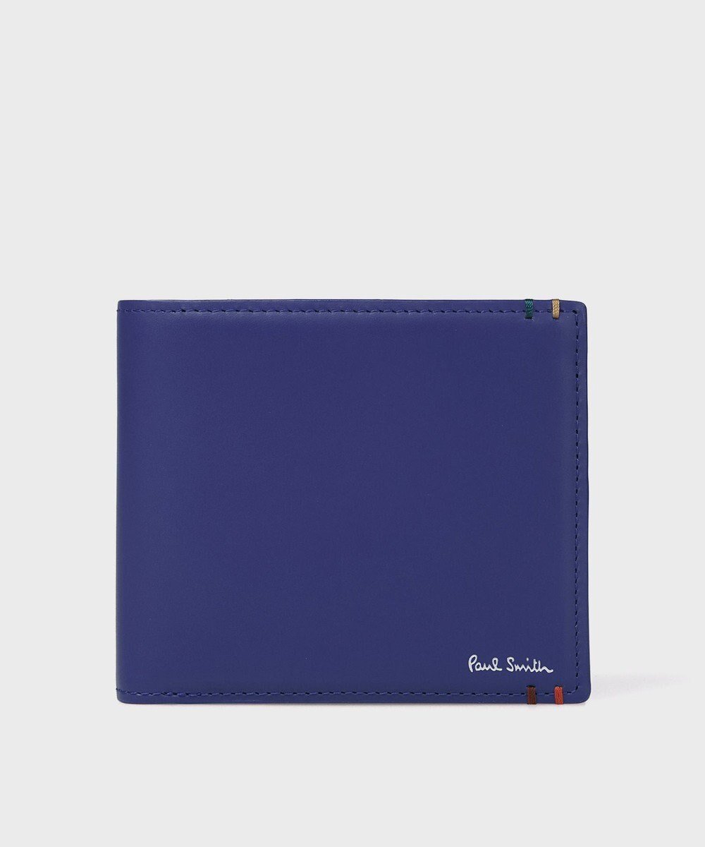 【ポールスミス/Paul Smith / MEN】のハイライトステッチ 2つ折り財布 インテリア・キッズ・メンズ・レディースファッション・服の通販 founy(ファニー) 　ファッション　Fashion　メンズファッション　Fashion for Men　ハンド　Hand, Handmade　フロント　Front, Front Design　メンズ　Men's, Menswear　財布　Wallet, Purse　ブルー|ID: prp329100004714336 ipo3291000000035660918