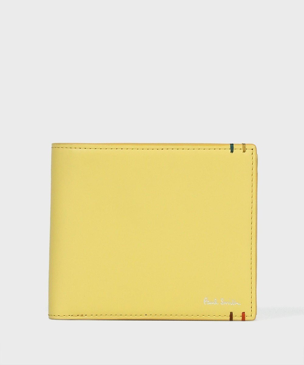 【ポールスミス/Paul Smith / MEN】のハイライトステッチ 2つ折り財布 インテリア・キッズ・メンズ・レディースファッション・服の通販 founy(ファニー) 　ファッション　Fashion　メンズファッション　Fashion for Men　ハンド　Hand, Handmade　フロント　Front, Front Design　メンズ　Men's, Menswear　財布　Wallet, Purse　イエロー|ID: prp329100004714336 ipo3291000000035660929