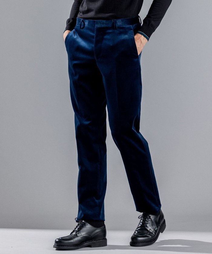 【ジョゼフ オム/JOSEPH HOMME / MEN】のPONTOGLIO VELVET / JACK インテリア・キッズ・メンズ・レディースファッション・服の通販 founy(ファニー) https://founy.com/ ファッション Fashion メンズファッション Fashion for Men ボトムス Bottoms イタリア Italy ストレート Straight, Straight Cut セットアップ Set-Up, Coordinated Outfit テーパード Tapered, Tapered Pants ハーフ Half, Half-Length ベルベット Velvet, Velvety ポケット Pocket, Pocket Detail ラグジュアリー Luxury, Elegant A/W・秋冬 Autumn/Winter |ID: prp329100004714338 ipo3291000000034058880