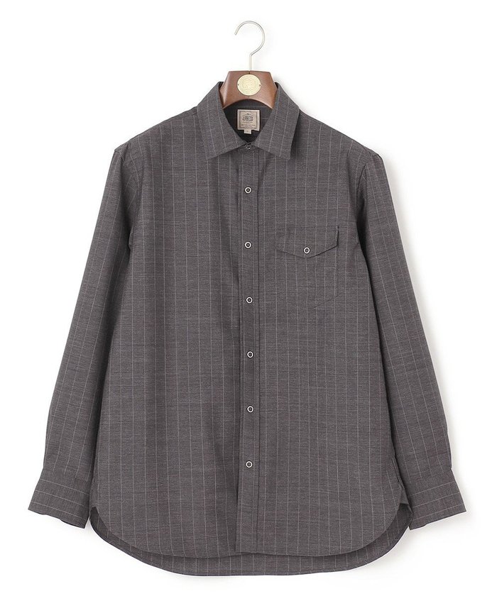 【ジェイ プレス/J.PRESS / MEN】の【WEB・一部店舗限定】シャツブルゾン インテリア・キッズ・メンズ・レディースファッション・服の通販 founy(ファニー) https://founy.com/ ファッション Fashion メンズファッション Fashion for Men トップス・カットソー Cut & Sew Tops メンズシャツ Shirts 春 Spring カットソー Cut and Sewn Top ストライプ Stripe, Striped Pattern ドッキング Docking, Mixed Material 定番 Standard, Basic Item フィット Fit, Slim Fit ブルゾン Blouson, Bomber Jacket ポケット Pocket, Pocket Detail リバーシブル Reversible, Two-Sided リラックス Relax, Relaxed Fit S/S・春夏 SS, Spring/Summer, Warm Season おすすめ Recommended / Our Picks 夏 Summer エレガント 上品 Elegant |ID: prp329100004714342 ipo3291000000034058903