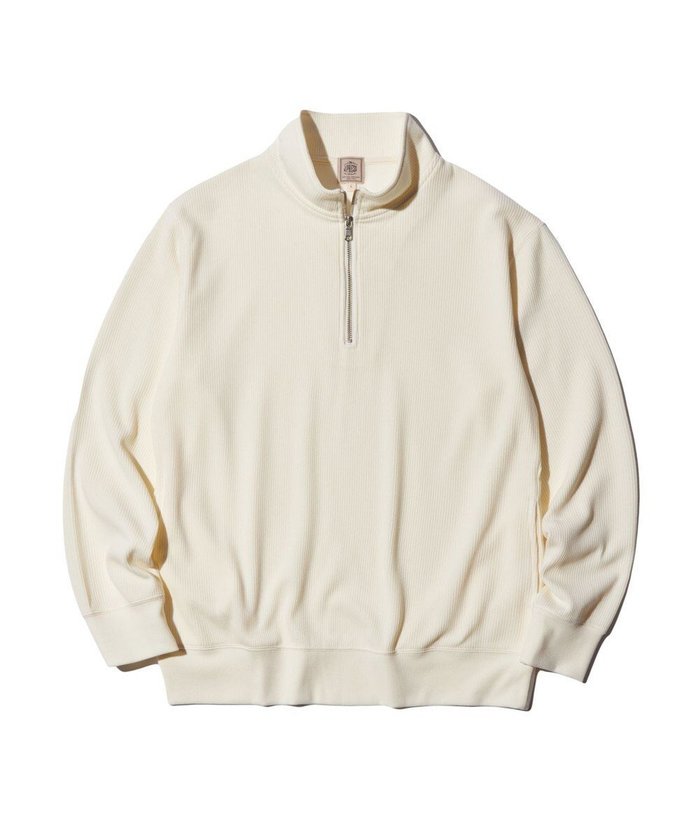 【ジェイ プレス/J.PRESS / MEN】の【J.PRESS PREMIUM JERSEY】ハーフジップ トレーナー インテリア・キッズ・メンズ・レディースファッション・服の通販 founy(ファニー) https://founy.com/ ファッション Fashion メンズファッション Fashion for Men トップス・カットソー Cut & Sew Tops インナー Innerwear 春 Spring 畦 Ribbed Knit スウェット / スエット Sweatshirt, Sweatwear トレーナー Sweatshirt, Trainer フィット Fit, Slim Fit レギュラー Regular, Standard Fit A/W・秋冬 Autumn/Winter S/S・春夏 SS, Spring/Summer, Warm Season 夏 Summer エレガント 上品 Elegant |ID: prp329100004714343 ipo3291000000034058905
