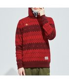 【ピーダブリュサーキュラス/PW CIRCULUS / MEN】の【手洗い可】【MEN】フェアアイルニットフーディ 人気、トレンドファッション・服の通販 founy(ファニー) ファッション Fashion メンズファッション Fashion for Men トップス・カットソー Cut & Sew Tops ニット・セーター / 定番トップス Knit Tops & Sweaters セーター Sweater, Knitwear プリント Print, Printed Pattern ラウンド Round, Round Neck 冬 Winter / This Winter A/W・秋冬 Autumn/Winter thumbnail レッド系5|ID: prp329100004714348 ipo3291000000035074675