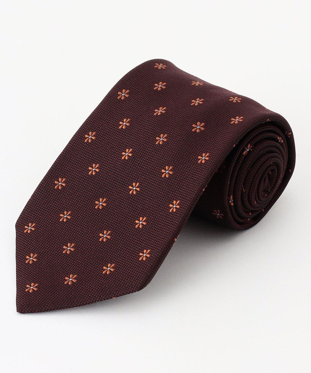 【ジェイ プレス/J.PRESS / MEN】の【J.PRESS SPUN SILK COLLECTION】ヴィンテージジャガード ネクタイ インテリア・キッズ・メンズ・レディースファッション・服の通販 founy(ファニー) 　ファッション　Fashion　メンズファッション　Fashion for Men　おすすめ　Recommended / Our Picks　コレクション　Collection, Seasonal Line　シルク　Silk, 100% Silk　ジャケット　Jacket, Outerwear　スーツ　Suit, Formalwear　ワイン系7|ID: prp329100004714353 ipo3291000000034981448