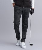 【23区 ゴルフ/23区GOLF / MEN】の【MEN】裏起毛ジャージーパンツ ストレッチ モノグラム 上品スタイル ブラック系5|ID: prp329100004714358 ipo3291000000034059004