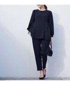 【エニィ スィス/any SiS】の【WEB・一部店舗限定】ペプラムチュールコンビ セット ネイビー|ID: prp329100004714360 ipo3291000000034059070