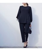 【エニィ スィス/any SiS】の【WEB・一部店舗限定】ペプラムチュールコンビ セット ネイビー|ID:prp329100004714360