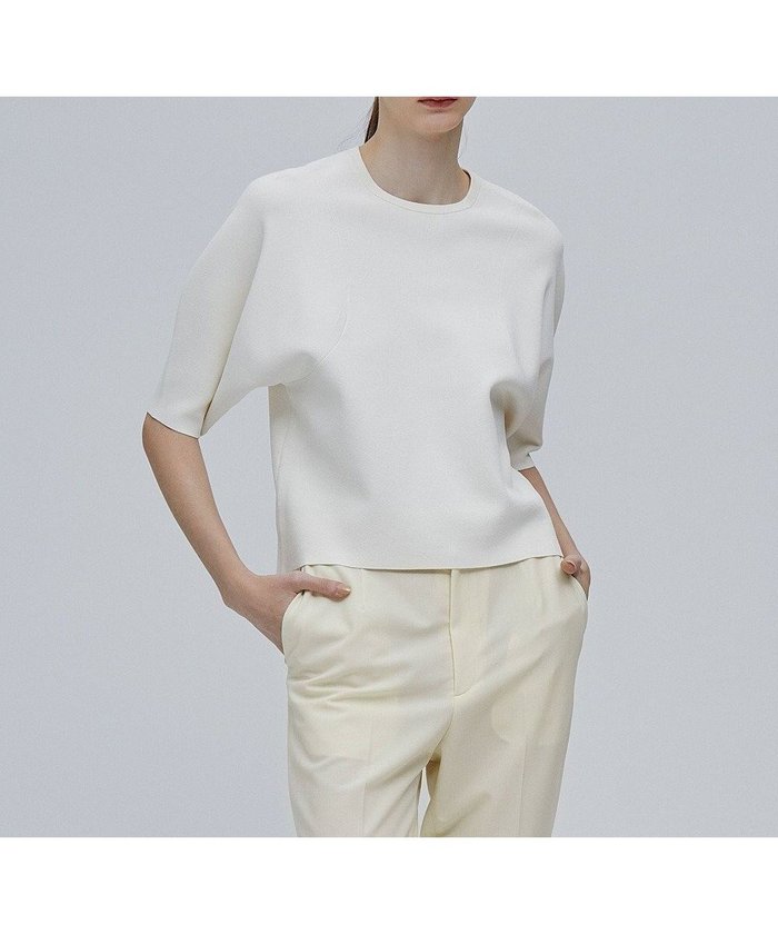 【ベイジ,/BEIGE,】のLAURA / 半袖ニットトップス インテリア・キッズ・メンズ・レディースファッション・服の通販 founy(ファニー) https://founy.com/ ファッション Fashion レディースファッション Fashion for Women トップス・カットソー Cut & Sew Tops ニット Knit Tops & Sweaters コンパクト Compact, Small Size セーター Sweater, Knitwear ビジネス 仕事 通勤 Business / Work / Commuting 半袖 Short Sleeve, Half Sleeve 夏 Summer 春 Spring S/S・春夏 SS, Spring/Summer, Warm Season |ID: prp329100004714370 ipo3291000000035061154