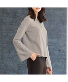 【自由区/JIYU-KU】の【セットアップ対応・洗える】レーヨンストレッチフレアスリーブ ニット Lモーブ系|ID: prp329100004714375 ipo3291000000034059231