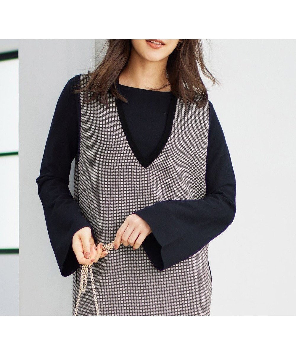 【自由区/JIYU-KU】の【セットアップ対応・洗える】レーヨンストレッチフレアスリーブ ニット 人気、トレンドファッション・服の通販 founy(ファニー) ファッション Fashion レディースファッション Fashion for Women トップス・カットソー Cut & Sew Tops ニット Knit Tops & Sweaters セットアップ Matching Sets レディーストップス・ブラウス Tops & Blouses / Assorted Women's Tops おすすめ Recommended / Our Picks エレガント 上品 Elegant ストレッチ Stretch, Stretchy Fabric スリーブ Sleeve, Long Sleeve / Short Sleeve セットアップ Set-Up, Coordinated Outfit セーター Sweater, Knitwear フレア Flare, Flared 洗える Machine Washable A/W・秋冬 Autumn/Winter other-1|ID: prp329100004714375 ipo3291000000034484591