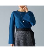 【自由区/JIYU-KU】の【セットアップ対応・洗える】レーヨンストレッチフレアスリーブ ニット リッツブルー系|ID: prp329100004714375 ipo3291000000034484594