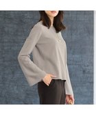 【自由区/JIYU-KU】の【セットアップ対応・洗える】レーヨンストレッチフレアスリーブ ニット Lモーブ系|ID: prp329100004714375 ipo3291000000034484595