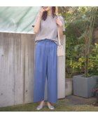 【エニー/ANY】の【洗濯機可/ウエストゴム/ストレッチ/セットアップ可】イージィケアストレッチワイドパンツ ブルー|ID: prp329100004714383 ipo3291000000034211555