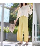 【エニー/ANY】の【洗濯機可/ウエストゴム/ストレッチ/セットアップ可】イージィケアストレッチワイドパンツ イエロー|ID: prp329100004714383 ipo3291000000034211559