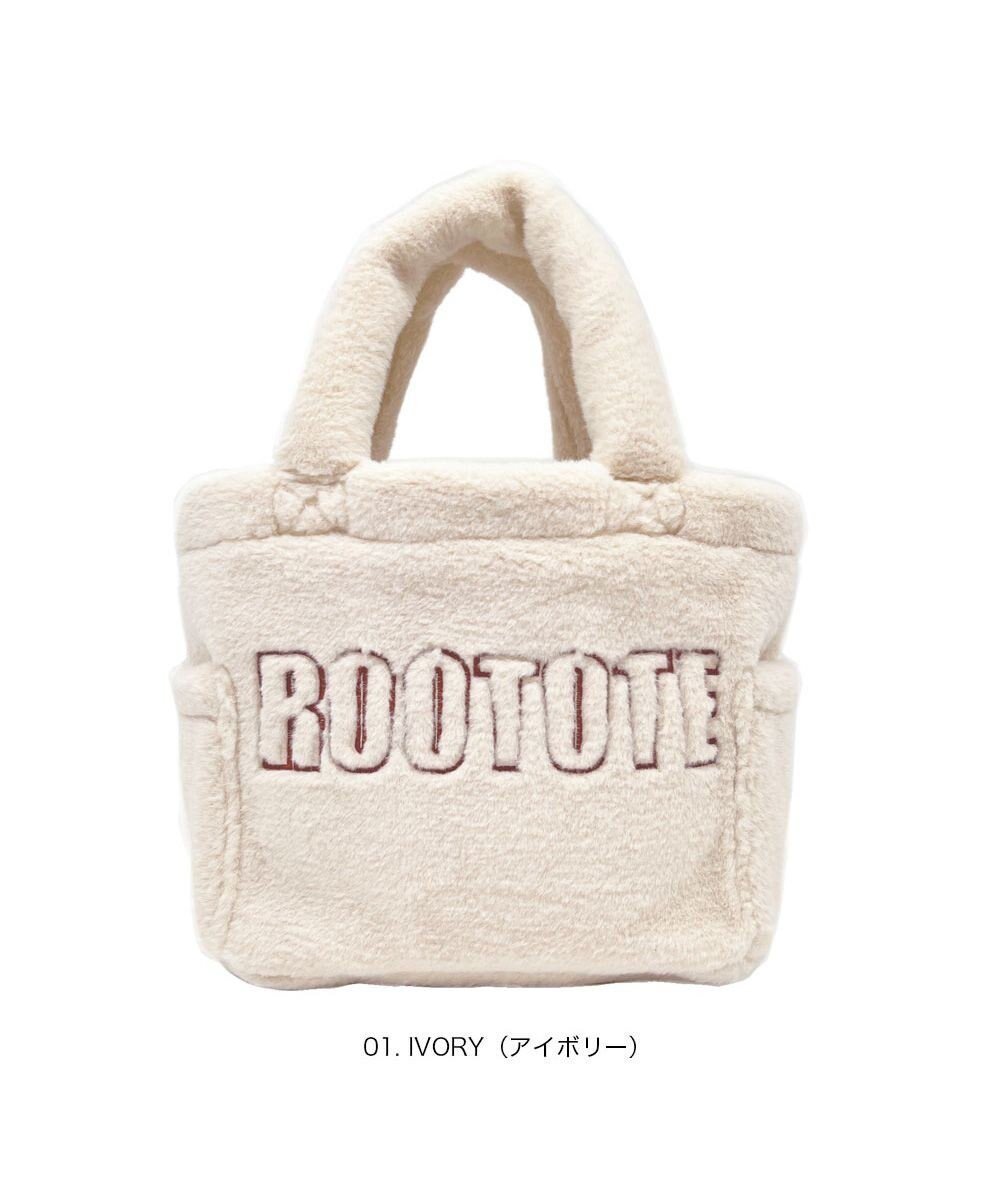 【ルートート/ROOTOTE】の3637【ふわふわ】SC.スクエア.ファー.ロゴ-A インテリア・キッズ・メンズ・レディースファッション・服の通販 founy(ファニー) 　ファッション　Fashion　レディースファッション　Fashion for Women　バッグ　Bags　秋　Autumn　カメラ　Camera Accessories　スクエア　Square, Square Shape　スマホ　Smartphone, Mobile Device　財布　Wallet, Purse　フォルム　Silhouette, Form　プリント　Print, Printed Pattern　ポケット　Pocket, Pocket Detail　ポーチ　Pouch, Small Case　ランダム　Random, Irregular　新作・新入荷　New Arrivals / New In　01:アイボリー|ID: prp329100004714384 ipo3291000000034059276