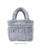 【ルートート/ROOTOTE】の3637【ふわふわ】SC.スクエア.ファー.ロゴ-A 03:ブルーグレー|ID: prp329100004714384 ipo3291000000034059277