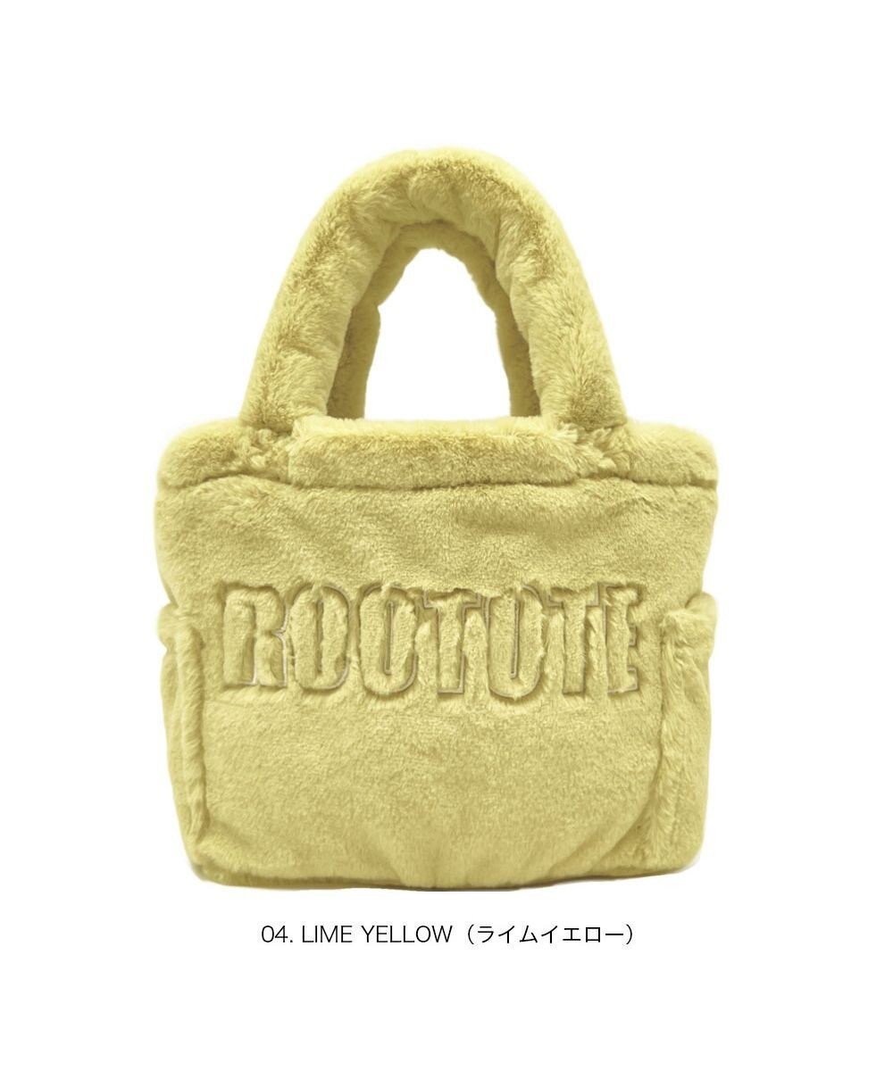 【ルートート/ROOTOTE】の3637【ふわふわ】SC.スクエア.ファー.ロゴ-A インテリア・キッズ・メンズ・レディースファッション・服の通販 founy(ファニー) 　ファッション　Fashion　レディースファッション　Fashion for Women　バッグ　Bags　秋　Autumn　カメラ　Camera Accessories　スクエア　Square, Square Shape　スマホ　Smartphone, Mobile Device　財布　Wallet, Purse　フォルム　Silhouette, Form　プリント　Print, Printed Pattern　ポケット　Pocket, Pocket Detail　ポーチ　Pouch, Small Case　ランダム　Random, Irregular　新作・新入荷　New Arrivals / New In　04:ライムイエロー|ID: prp329100004714384 ipo3291000000034059279