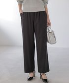 【組曲/KUMIKYOKU】の【先行予約 / 加藤ローサさん着用】ツイル起毛ストレート パンツ ブラック系|ID: prp329100004714396 ipo3291000000034413494