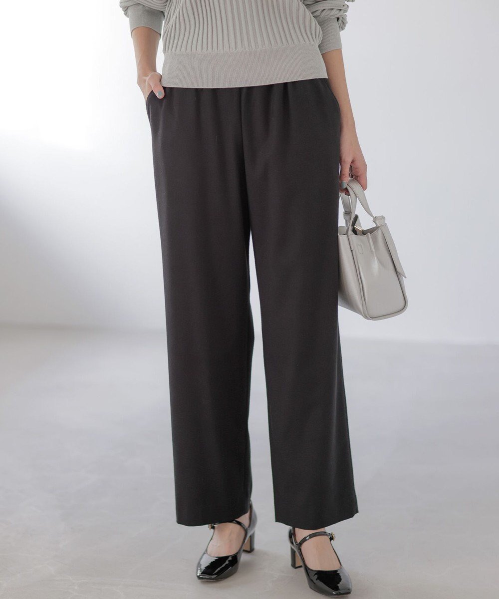 【組曲/KUMIKYOKU】の【先行予約 / 加藤ローサさん着用】ツイル起毛ストレート パンツ インテリア・キッズ・メンズ・レディースファッション・服の通販 founy(ファニー) 　ファッション　Fashion　レディースファッション　Fashion for Women　パンツ　Pants & Trousers　シンプル　Simple, Minimal　スタイリッシュ　Stylish, Fashionable　ストレート　Straight, Straight Cut　ツイル　Twist, Twisted Detail　バランス　Balance, Style Balance　リラックス　Relax, Relaxed Fit　A/W・秋冬　Autumn/Winter　ブラック系|ID: prp329100004714396 ipo3291000000034413494