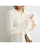 【クラフトスタンダードブティック/CRAFT STANDARD BOUTIQUE】のブークレヤーン衿付きニットカーディガン 人気、トレンドファッション・服の通販 founy(ファニー) ファッション Fashion レディースファッション Fashion for Women トップス・カットソー Cut & Sew Tops ニット Knit Tops & Sweaters カーディガン・羽織り Layered Style Cardigans イエロー Yellow カーディガン Cardigan, Knitwear キャミソール Camisole, Spaghetti Strap Top コンパクト Compact, Small Size ショート Short, Short Length シンプル Simple, Minimal トレンド Trend, Trending Now ポケット Pocket, Pocket Detail A/W・秋冬 Autumn/Winter thumbnail Ivory|ID: prp329100004714399 ipo3291000000034059325