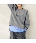 【エニー/ANY】のロゴ刺繍ダンボールトレーナー グレー|ID: prp329100004714400 ipo3291000000034059330