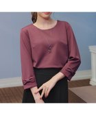 【ティアクラッセ/Tiaclasse】の【洗える】リボン袖ポンチトップス 人気、トレンドファッション・服の通販 founy(ファニー) ファッション Fashion レディースファッション Fashion for Women トップス・カットソー Cut & Sew Tops シャツ・ブラウス・オフィスカジュアル Elegant Blouses & Button-Ups ロングTシャツ・Tシャツ Longline T-Shirts & Tees カットソー・ベーシックTシャツ Cut-and-Sewn Tops / Stretch Tees & Basics アクセサリー Fashion Accessories 洗える Machine Washable カットソー Cut and Sewn Top コンパクト Compact, Small Size シューズ Shoes, Footwear シンプル Simple, Minimal バランス Balance, Style Balance フェミニン Feminine, Girly ポケット Pocket, Pocket Detail ラウンド Round, Round Neck リボン Ribbon, Bow A/W・秋冬 Autumn/Winter 再入荷 Restock / Back in Stock エレガント 上品 Elegant 新作・新入荷 New Arrivals / New In thumbnail ダークピンク|ID: prp329100004714402 ipo3291000000034244199