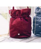 【アースミュージックアンドエコロジー/earth music&ecology】のベロアハンドルバッグ 人気、トレンドファッション・服の通販 founy(ファニー) ファッション Fashion レディースファッション Fashion for Women トップス・カットソー Cut & Sew Tops ベロアトップス Velour Tops / Velvet-Look Items バッグ Bags おすすめ Recommended / Our Picks チェーン Chain, Chain Strap ベロア Velour, Soft Velvet エレガント 上品 Elegant 秋 Autumn thumbnail Bordeaux|ID: prp329100004714406 ipo3291000000036204545