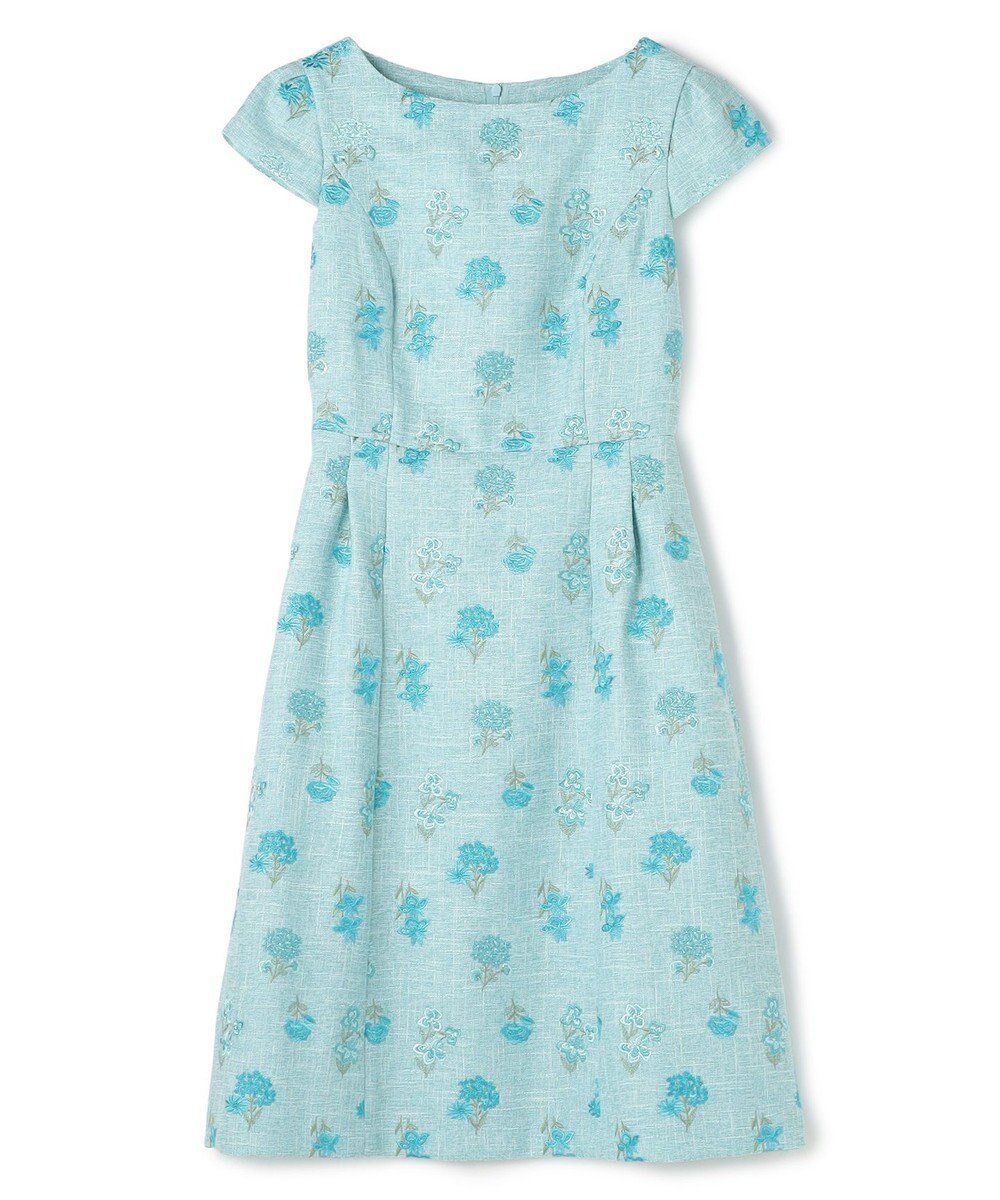 【トッカ/TOCCA】の【洗える】ENGLISH GARDEN ドレス インテリア・キッズ・メンズ・レディースファッション・服の通販 founy(ファニー) 　ファッション　Fashion　レディースファッション　Fashion for Women　ワンピース　Dresses　フォーマル・パーティードレス・結婚式用ドレス　Elegant & Casual Dresses　新作・新入荷　New Arrivals / New In　ガーデン　Garden, Gardening　ツイード　Twill, Twill Weave　ドレス　Dress, One-Piece　ファブリック　Fabric, Textile　フィット　Fit, Slim Fit　フレア　Flare, Flared　今季　This Season, Current Season　夏　Summer　S/S・春夏　SS, Spring/Summer, Warm Season　洗える　Machine Washable　A/W・秋冬　Autumn/Winter　サックスブルー系7|ID: prp329100004714407 ipo3291000000034059358