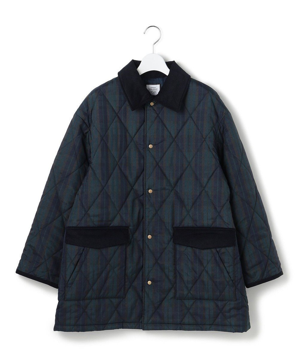 【ジェイプレスヨークストリート/J.PRESS YORK STREET】の【WOMEN】チャックキルティング ショートコート インテリア・キッズ・メンズ・レディースファッション・服の通販 founy(ファニー) ファッション Fashion レディースファッション Fashion for Women アウター Coat / Outerwear Collection コート・ロングコート・ピーコート Long Coats, Peacoats & More レディースジャケット・軽アウター Jackets キルティング Quilted, Quilting キルト Quilt, Quilted Fabric コーデュロイ Corduroy, Cord Fabric ショート Short, Short Length ジャケット Jacket, Outerwear スウェット / スエット Sweatshirt, Sweatwear スニーカー Sneakers, Trainers スラックス Slacks, Dress Pants ダウン Down, Puffer チェック Check, Plaid, Tartan デニム Denim, Jeans Material フラップ Flap, Flap Pocket ポケット Pocket, Pocket Detail ロング Long, Long-Length A/W・秋冬 Autumn/Winter おすすめ Recommended / Our Picks エレガント 上品 Elegant ビジネス 仕事 通勤 Business / Work / Commuting ネイビー系3|ID: prp329100004714422 ipo3291000000034059406