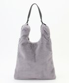 【エニー/ANY】の2WAYバイカラーファーバッグ グレー|ID: prp329100004714424 ipo3291000000034452409