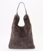 【エニー/ANY】の2WAYバイカラーファーバッグ ブラウン|ID: prp329100004714424 ipo3291000000034452410