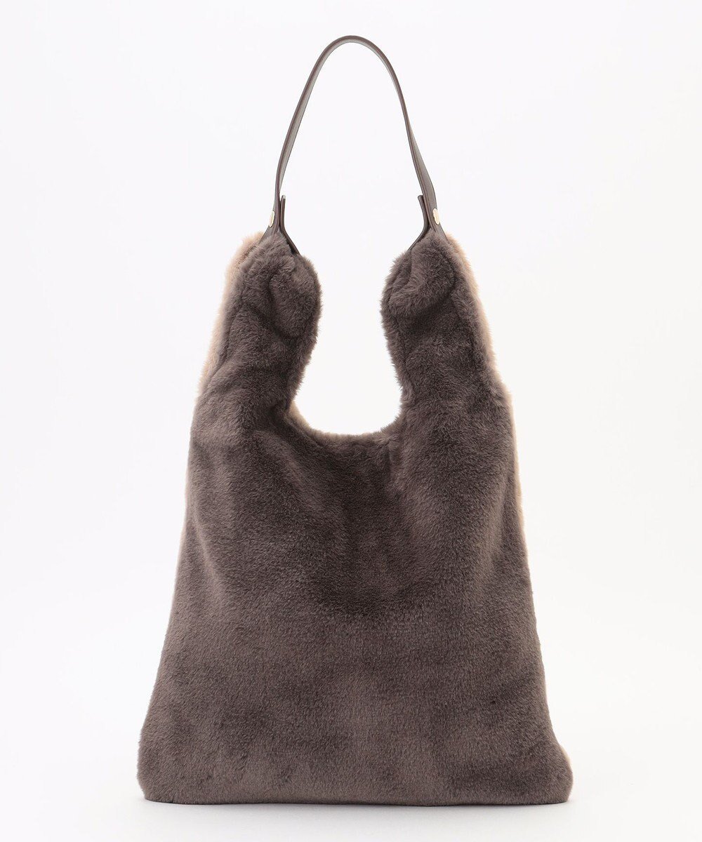 【エニー/ANY】の2WAYバイカラーファーバッグ インテリア・キッズ・メンズ・レディースファッション・服の通販 founy(ファニー) ファッション Fashion レディースファッション Fashion for Women バッグ Bags コンビ Combo, Combination Style フェイクファー Faux Fur, Imitation Fur A/W・秋冬 Autumn/Winter 再入荷 Restock / Back in Stock ブラウン|ID: prp329100004714424 ipo3291000000034452410