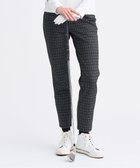 【23区 ゴルフ/NIJYUSANKU GOLF】の【WOMEN】裏起毛ジャージーパンツ ストレッチ モノグラム 上品スタイル ブラック系5|ID: prp329100004714427 ipo3291000000034059422