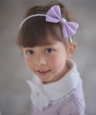 【エニィ/ANY / KIDS】のサテンリボン×パール キッズ カチューシャ ラベンダー|ID: prp329100004715534 ipo3291000000034069578