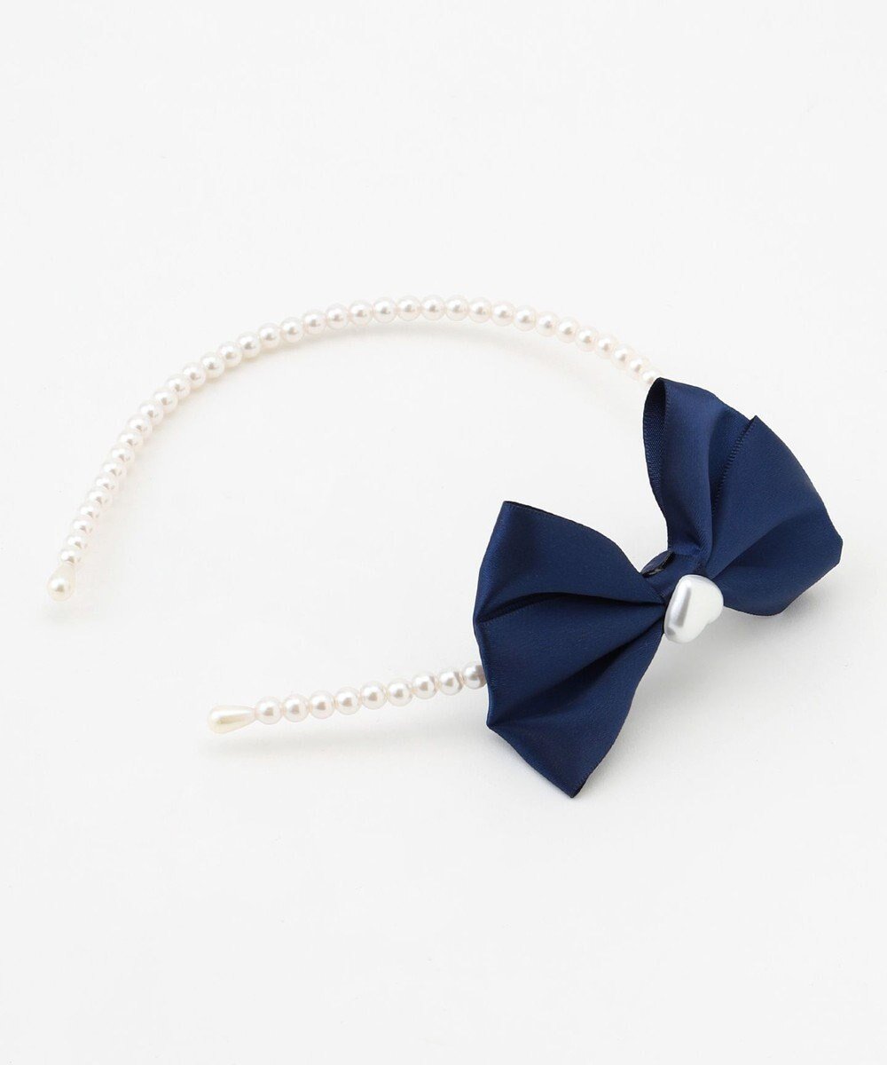 【エニィ/ANY / KIDS】のサテンリボン×パール キッズ カチューシャ インテリア・キッズ・メンズ・レディースファッション・服の通販 founy(ファニー) ファッション Fashion キッズファッション Fashion for Kids アクセサリー Fashion Accessories サテン Satin, Glossy Fabric パール Pearl, Pearl Accent リボン Ribbon, Bow エレガント 上品 Elegant 入学式 Entrance Ceremony 卒業式 Graduation Ceremony 結婚式 Wedding ネイビー|ID: prp329100004715534 ipo3291000000034387428