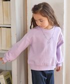【エニィ/ANY / KIDS】の【WEB限定】7days 裏毛トレーナー ラベンダー×ネックレス|ID: prp329100004715542 ipo3291000000034069599