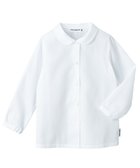 【ミキハウスホットビスケッツ/MIKI HOUSE HOT BISCUITS / KIDS】の【ミキハウス】【100-140cm】 ピケ素材の長袖ブラウス 白|ID: prp329100004715543 ipo3291000000035083903