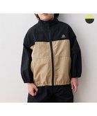 【エニィ/ANY / KIDS】のスタンドカラー ウインドブレーカー ブラック×ベージュ|ID: prp329100004715545 ipo3291000000034069612