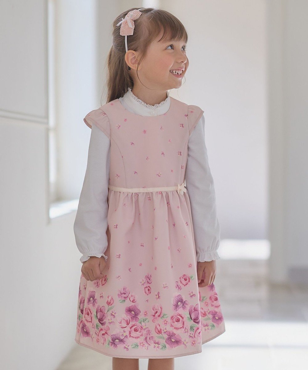 【エニィ/ANY / KIDS】のフラワー プリント ワンピース インテリア・キッズ・メンズ・レディースファッション・服の通販 founy(ファニー) ファッション Fashion キッズファッション Fashion for Kids ワンピース Dresses おすすめ Recommended / Our Picks ギャザー Gathered, Ruffled セレモニー Ceremony フェミニン Feminine, Girly フラワー Flower, Floral プリント Print, Printed Pattern リボン Ribbon, Bow エレガント 上品 Elegant 入学式 Entrance Ceremony 切替 Switching, Contrast Panel 夏 Summer 春 Spring S/S・春夏 SS, Spring/Summer, Warm Season 洗える Machine Washable 結婚式 Wedding ピンク|ID: prp329100004715548 ipo3291000000034364473