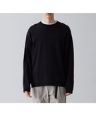 【アンフィーロ/UNFILO / MEN】の【接触冷感】イージーケア ニットロングTEE 23年春夏商品 ブラック|ID: prp329100004715582 ipo3291000000034322030