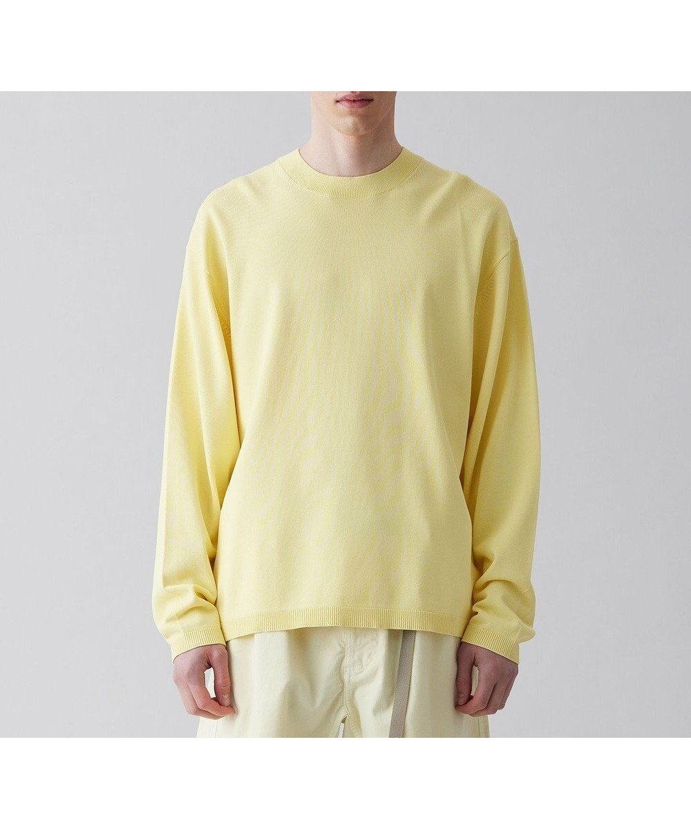 【アンフィーロ/UNFILO / MEN】の【接触冷感】イージーケア ニットロングTEE 23年春夏商品 インテリア・キッズ・メンズ・レディースファッション・服の通販 founy(ファニー) ファッション Fashion メンズファッション Fashion for Men トップス・カットソー Cut & Sew Tops ニット・セーター / 定番トップス Knit Tops & Sweaters ウォッシャブル Machine Washable 春 Spring カーディガン Cardigan, Knitwear 抗菌 Antibacterial, Bacteria-Resistant ストレッチ Stretch, Stretchy Fabric セーター Sweater, Knitwear 雑誌 Magazine, Fashion Magazine ベスト Vest, Waistcoat ロング Long, Long-Length S/S・春夏 SS, Spring/Summer, Warm Season 夏 Summer エレガント 上品 Elegant イエロー|ID: prp329100004715582 ipo3291000000034322031