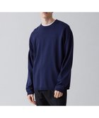 【アンフィーロ/UNFILO / MEN】の【接触冷感】イージーケア ニットロングTEE 23年春夏商品 ネイビー|ID: prp329100004715582 ipo3291000000034322032