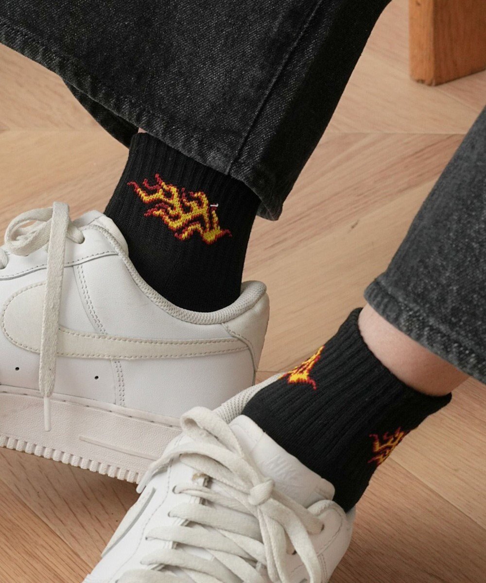 【ウィゴー/WEGO / MEN】のロゴパイルソックス(U) インテリア・キッズ・メンズ・レディースファッション・服の通販 founy(ファニー) ファッション Fashion メンズファッション Fashion for Men シューズ・靴 Shoes シンプル Simple, Minimal スマホ Smartphone, Mobile Device ソックス Socks, Hosiery パターン Pattern, Design Print 柄6|ID: prp329100004715583 ipo3291000000034464051