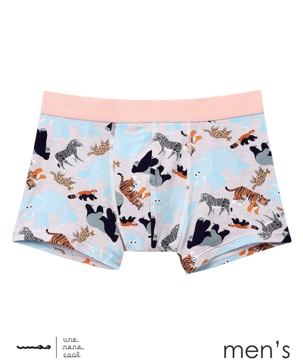 【ウンナナクール/une nana cool / MEN】のMADE WITH 京都市動物園 メンズボクサーパンツ インテリア・キッズ・メンズ・レディースファッション・服の通販 founy(ファニー) 　ファッション　Fashion　メンズファッション　Fashion for Men　ボトムス　Bottoms　アンダー　Underwear Essentials　イラスト　Illustration　コラボ　Collaboration, Collab　シンプル　Simple, Minimal　フィット　Fit, Slim Fit　リアル　Real, Realistic　卒業式　Graduation Ceremony　PI|ID: prp329100004715584 ipo3291000000034069742