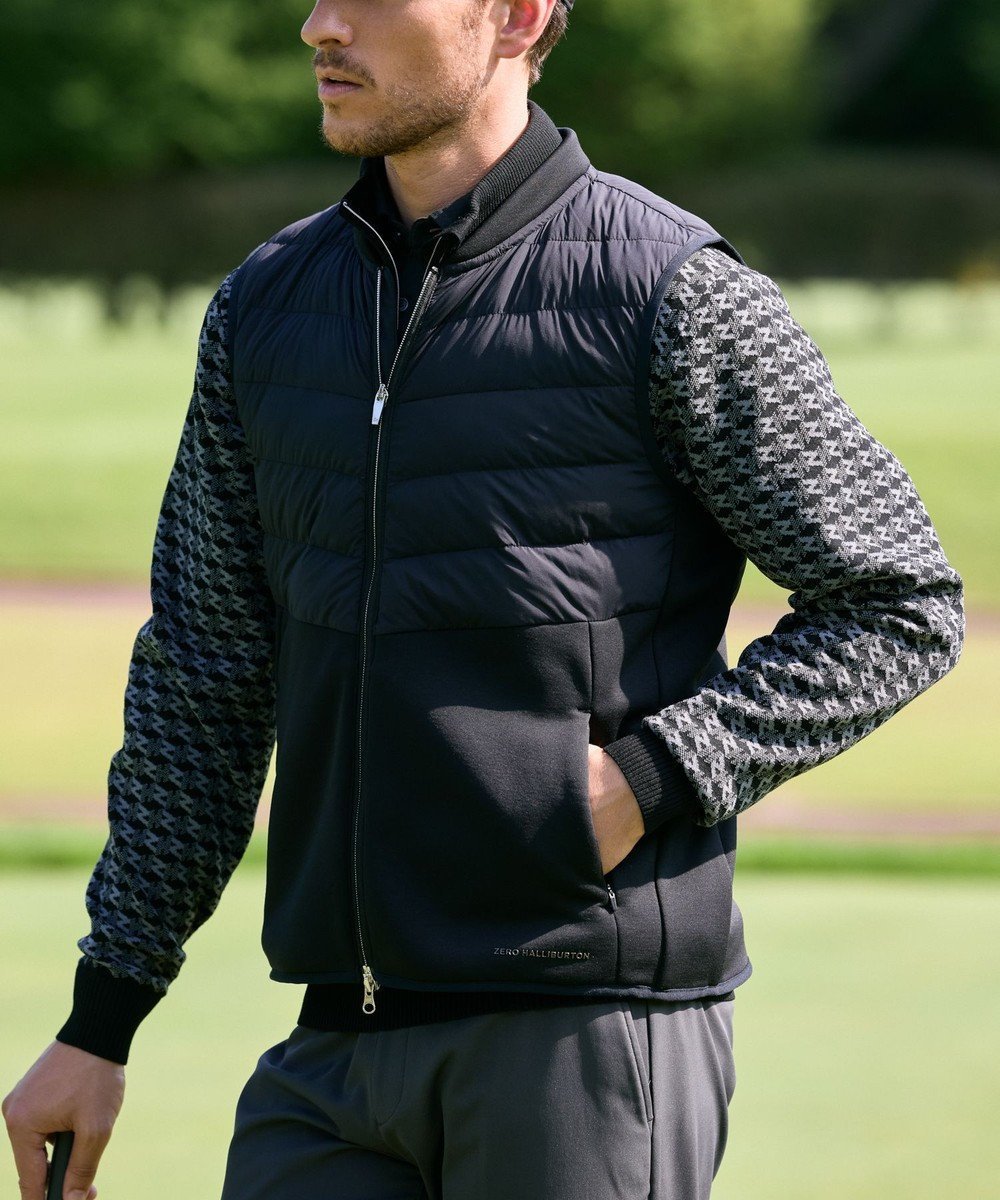 【ゼロハリバートン/ZERO HALLIBURTON / MEN】の中綿ハイブリットベスト ZHG-M5A2a 85108 人気、トレンドファッション・服の通販 founy(ファニー) ファッション Fashion メンズファッション Fashion for Men アウター Men's Coats Outerwear インナー Innerwear コンパクト Compact, Small Size ゴルフ Golf シンプル Simple, Minimal ジャケット Jacket, Outerwear スウェット / スエット Sweatshirt, Sweatwear スポーツ Sports, Activewear ダウン Down, Puffer フォルム Silhouette, Form ベスト Vest, Waistcoat A/W・秋冬 Autumn/Winter 軽量 Lightweight, Ultra Light other-1|ID: prp329100004715598 ipo3291000000034242889