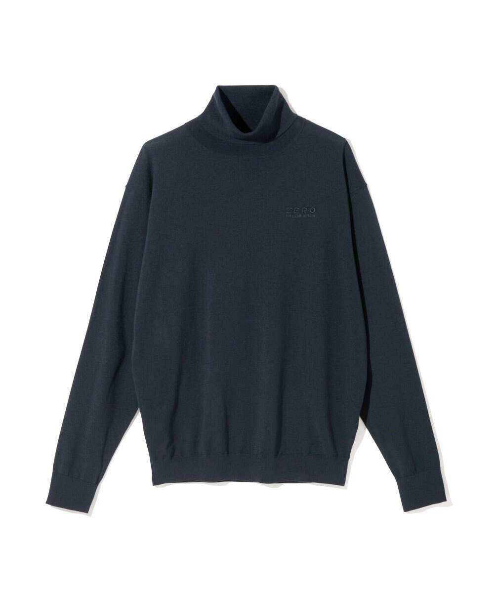 【ゼロハリバートン/ZERO HALLIBURTON / MEN】のタートルネックニット ZHG-M5A4f 85118 インテリア・キッズ・メンズ・レディースファッション・服の通販 founy(ファニー) 　ファッション　Fashion　メンズファッション　Fashion for Men　トップス・カットソー　Cut & Sew Tops　ニット・セーター / 定番トップス　Knit Tops & Sweaters　新作・新入荷　New Arrivals / New In　ゴルフ　Golf　シンプル　Simple, Minimal　ジャケット　Jacket, Outerwear　セーター　Sweater, Knitwear　タートルネック　Turtleneck, High Neck　ビジネス 仕事 通勤　Business / Work / Commuting　洗える　Machine Washable　A/W・秋冬　Autumn/Winter　ネイビー|ID: prp329100004715606 ipo3291000000034069813